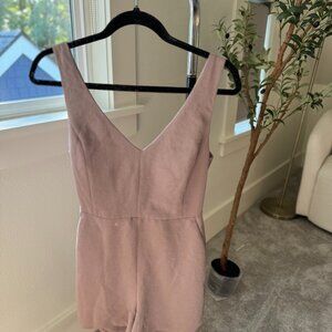 Wildred Romper in Mauve from Aritzia